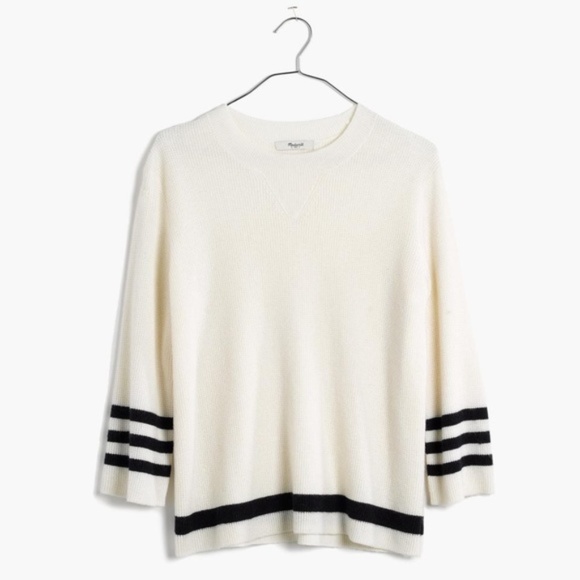 Madewell Mapbook Waffle Knit Pullover Sweater XS - Picture 2 of 8